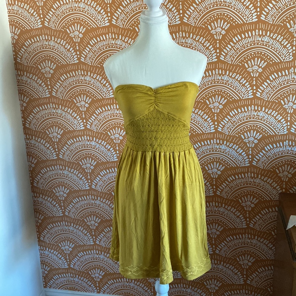 Anthropologie Strapless Sundress